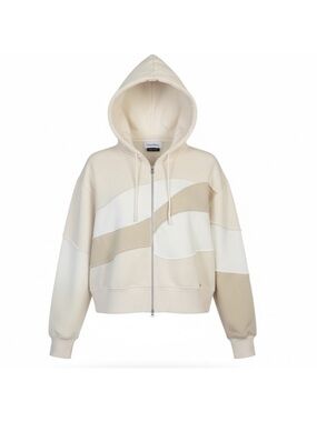 House of Sunny NWT Patchwork Landscape Hoodie in Marble Size XL